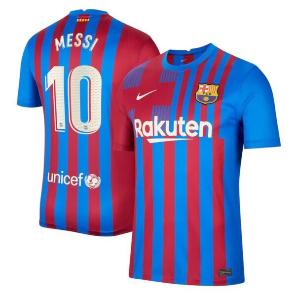 MAILLOT FC BARCELONE DOMICILE MESSI 2021-2022