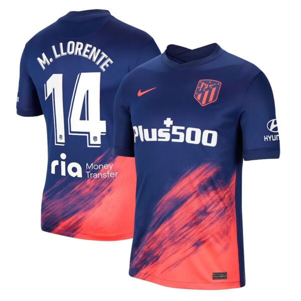 MAILLOT ATLETICO MADRID EXTERIEUR LLORENTE 2021-2022