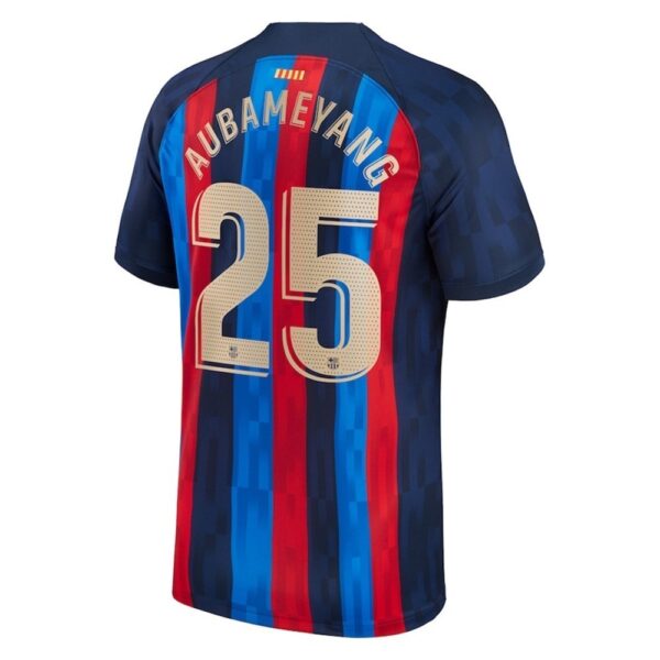 PACK FC BARCELONE DOMICILE AUBAMEYANG ADULTE 2022-2023