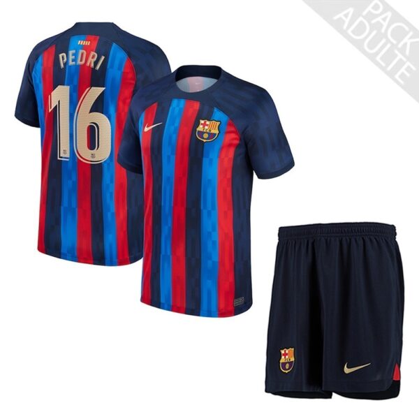 PACK FC BARCELONE DOMICILE PEDRI ADULTE 2022-2023