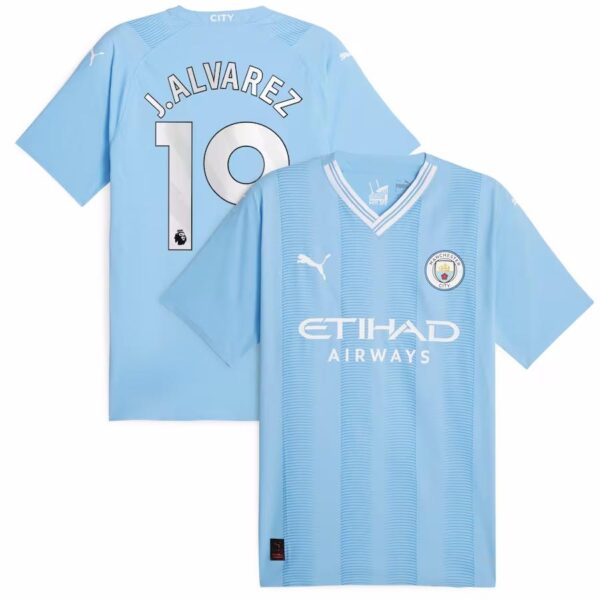 MAILLOT MANCHESTER CITY DOMICILE JULIAN ALVAREZ 2023-2024