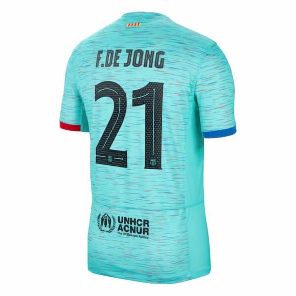 PACK FC BARCELONE THIRD FRENKIE DE JONG ADULTE 2023-2024