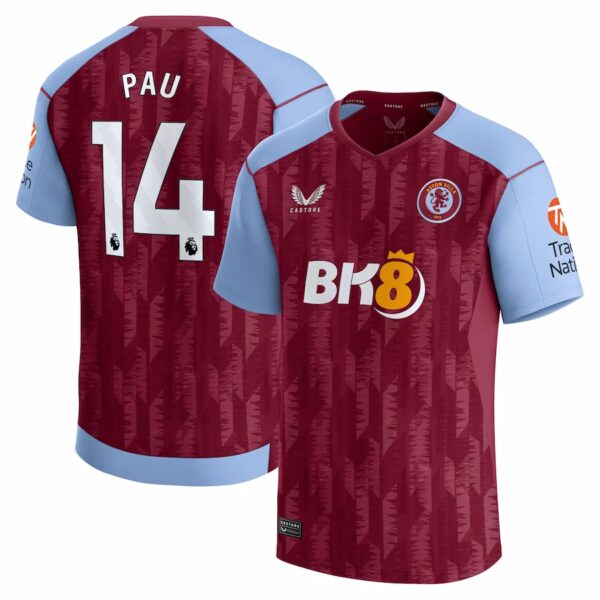 MAILLOT ASTON VILLA DOMICILE PAU 2023-2024