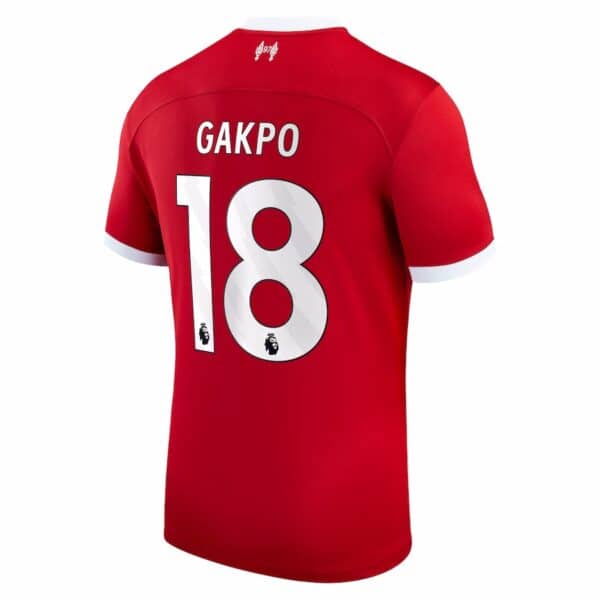 PACK LIVERPOOL DOMICILE GAKPO ADULTE 2023-2024