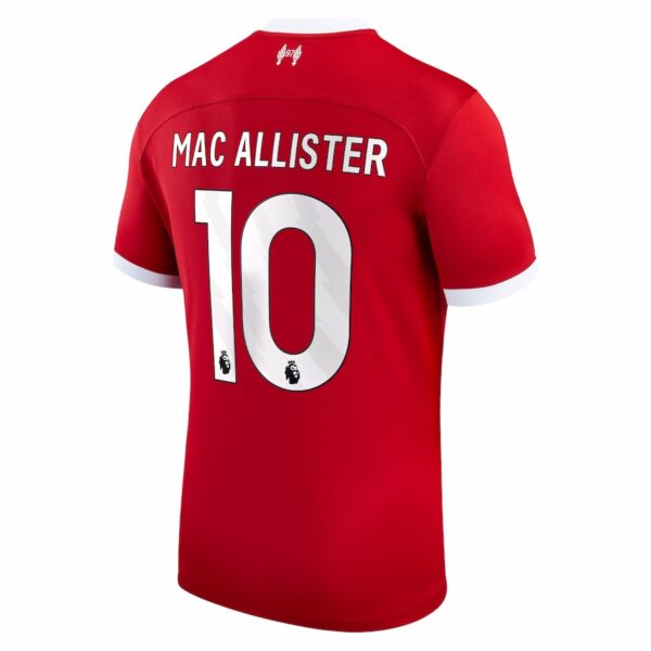 MAILLOT LIVERPOOL DOMICILE MAC ALLISTER 2023-2024