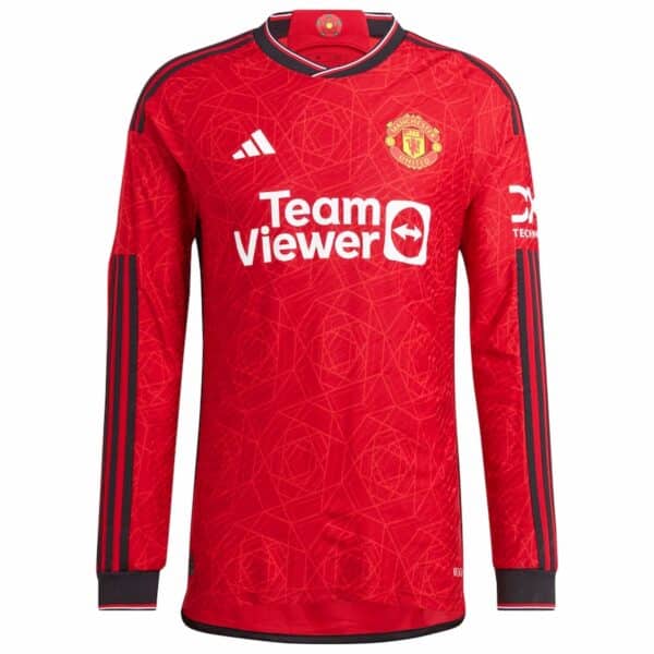 MAILLOT MANCHESTER UNITED DOMICILE MANCHES LONGUES 2023-2024