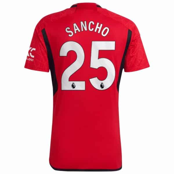 PACK MANCHESTER UNITED DOMICILE SANCHO ENSEMBLE ADULTE 2023-2024