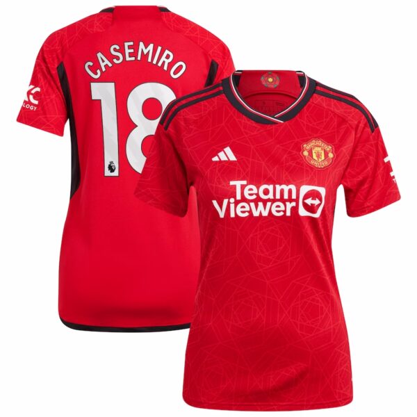 MAILLOT MANCHESTER UNITED DOMICILE FEMME CASEMIRO 2023-2024