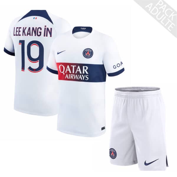 PACK PSG EXTERIEUR LEE KANG IN ADULTE 2023-2024