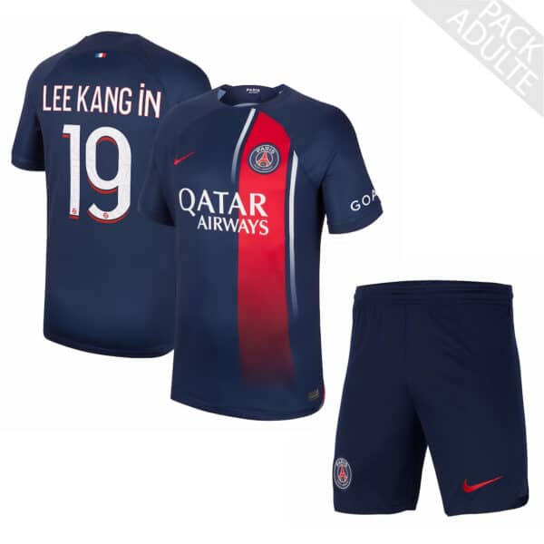 PACK PSG DOMICILE LEE KANG IN ADULTE 2023-2024