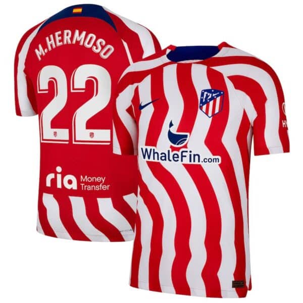 MAILLOT ATLETICO MADRID DOMICILE MARIO HERMOSO VERSION VAPOR MATCH 2023-2024