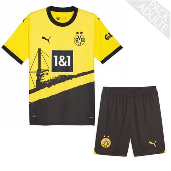 PACK BORUSSIA DORTMUND DOMICILE ADULTE 2023-2024