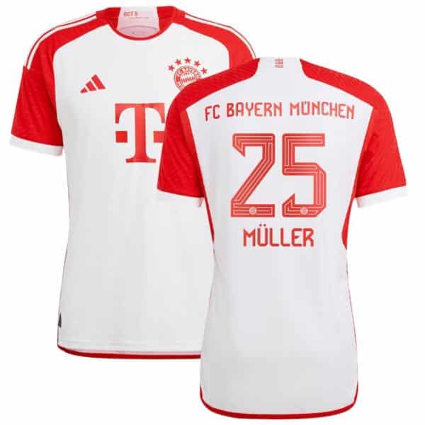 MAILLOT BAYERN MUNICH DOMICILE MULLER VERSION AUTHENTIC 2023-2024