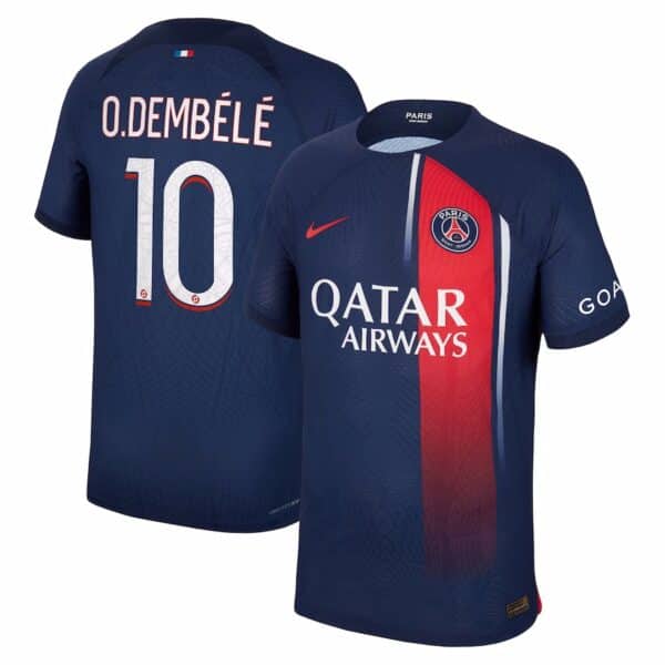 MAILLOT PSG DOMICILE DEMBELE VERSION VAPOR MATCH 2023-2024