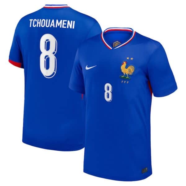 MAILLOT FRANCE DOMICILE TCHOUAMENI SAISON 2024-2025