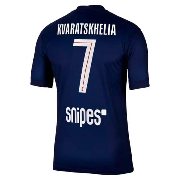 MAILLOT PSG DOMICILE KVARATSKHELIA 2025-2026