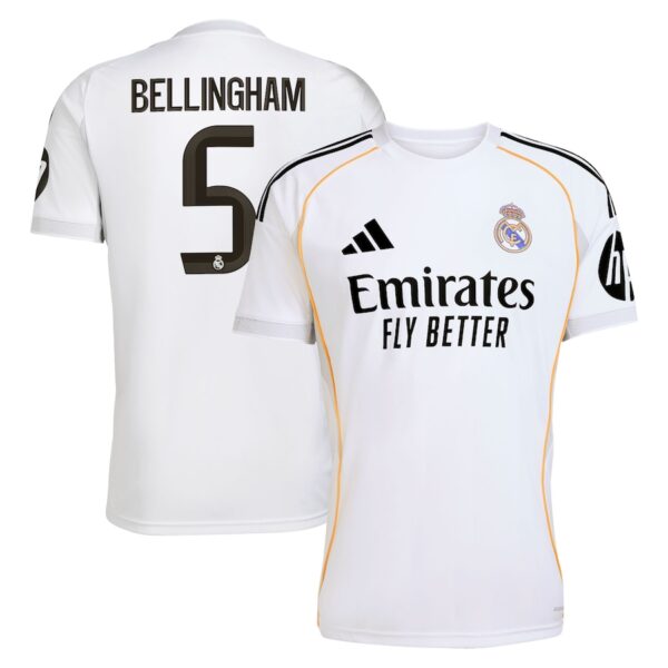 MAILLOT REAL MADRID DOMICILE BELLINGHAM SAISON 2025-2026