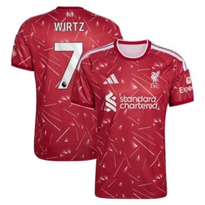 MAILLOT LIVERPOOL DOMICILE FLORIAN WIRTZ 2026-2027 MAILLOT LIVERPOOL DOMICILE FLORIAN WIRTZ 2026-2027